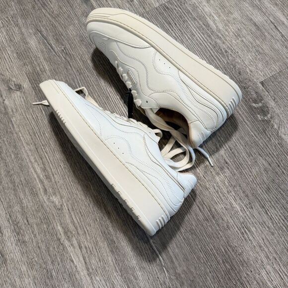 ALOHAS White Leather Low Top Lace Up Sneakers - NWOB Women’s Size US 11 - Picture 2 of 11